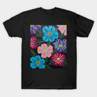 Boho Bold Floral Fun T-Shirt